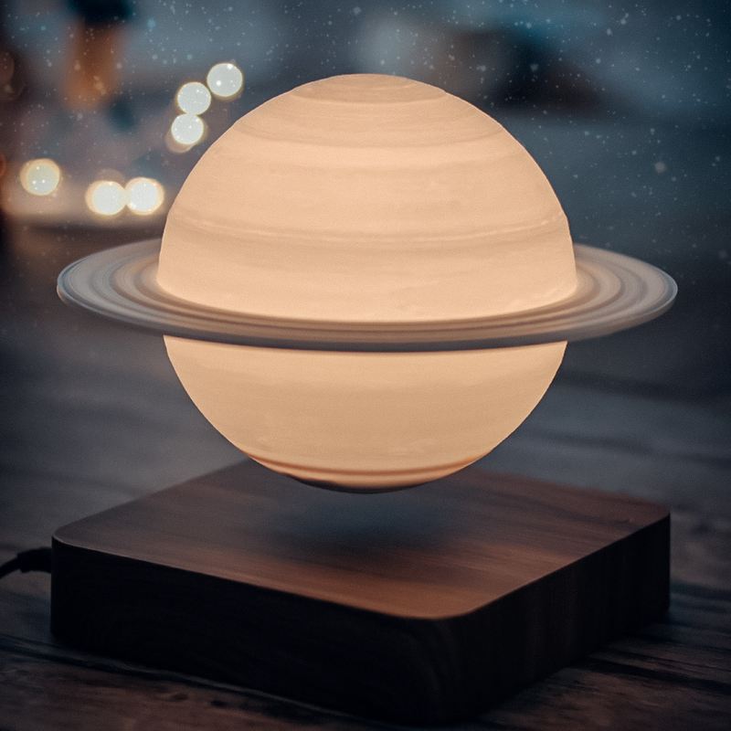 Levitating Saturn Lamp - Breck and Fox