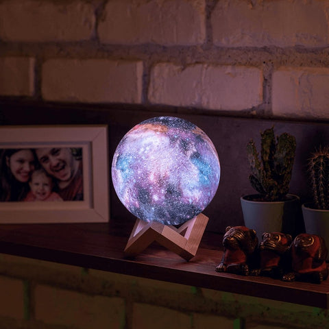 Moon Earth Planet Christmas Gift Sky LED Lamp Projector Night Light Desk  Lamp