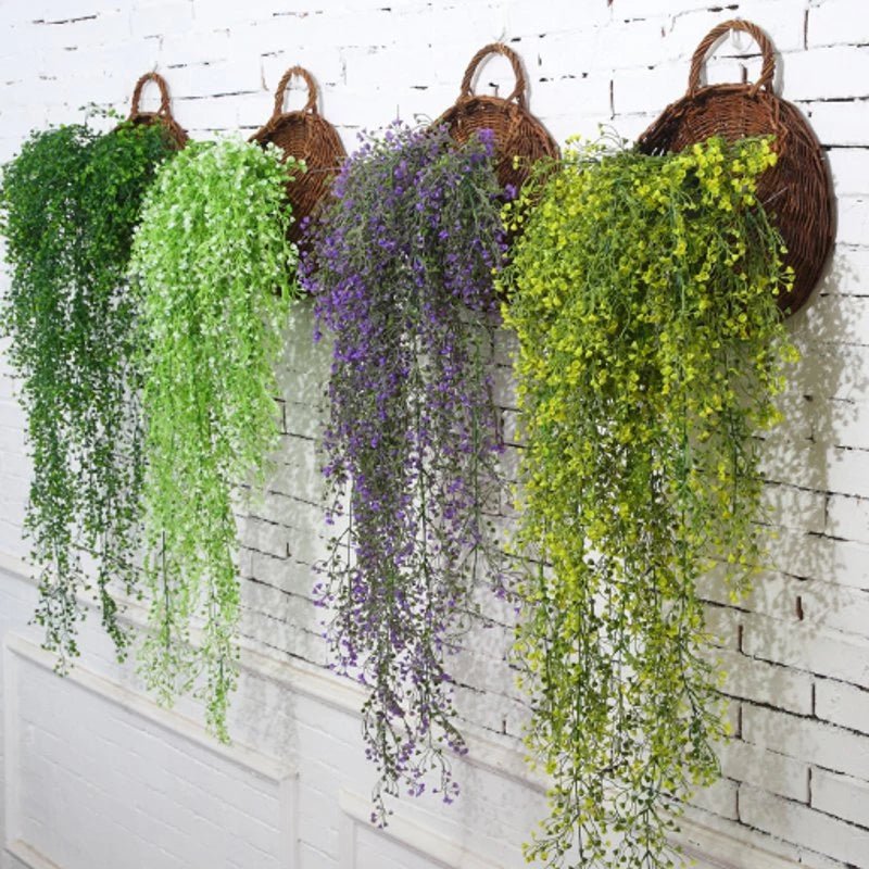 Rattan Hanging Wall Planter - Breck and Fox