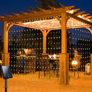 Solar Curtain Lights Outdoor - Breck and Fox