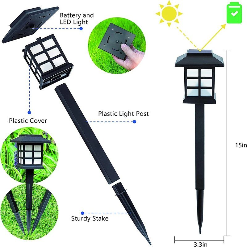 Fox Led Solar Light Solar LED Pathway Lanterns | BRECK + FOX