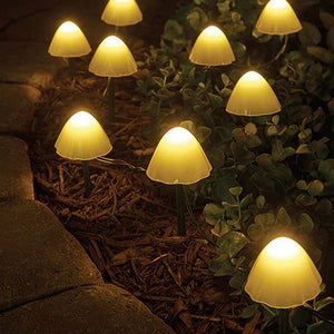 Solar Mushroom Garden Lights - BRECK + FOX