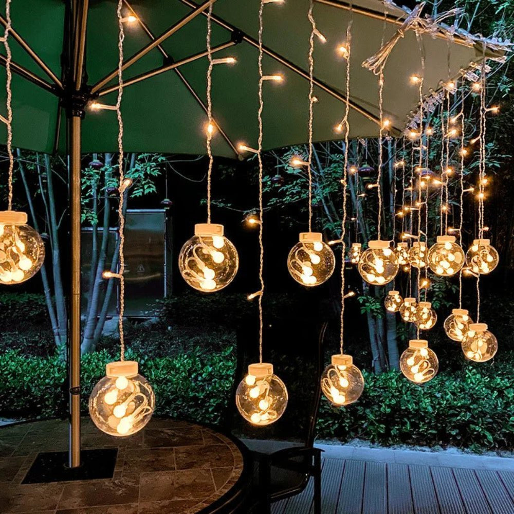 Fox Led Solar Light Solar Pendant String Lights - BRECK + FOX