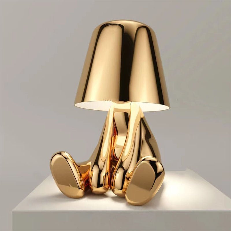 Thinker Golden Lamp - Breck and Fox – BRECK + FOX
